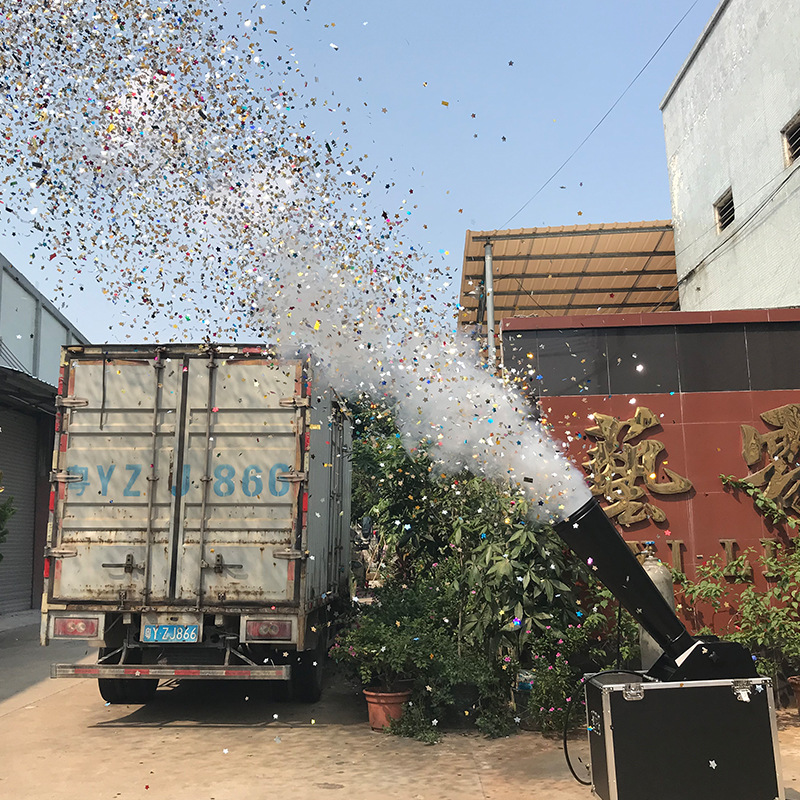 晚会水雾机户外活动气柱机喷花机开幕庆典彩虹机10头大炮气柱机装甲