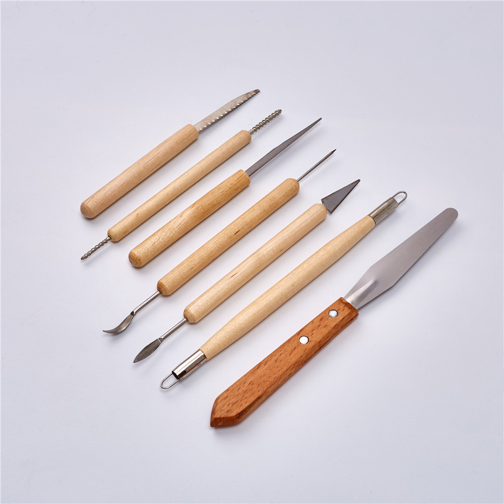 厂家直销fs2-50 7件修坯工具 陶艺泥塑工具雕塑工具陶泥工具diy
