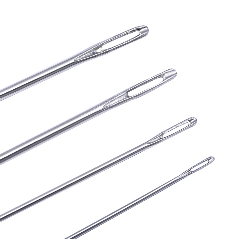 非磨尖三角针 皮革三角针 皮艺棱形针 皮革手缝针 翘头针