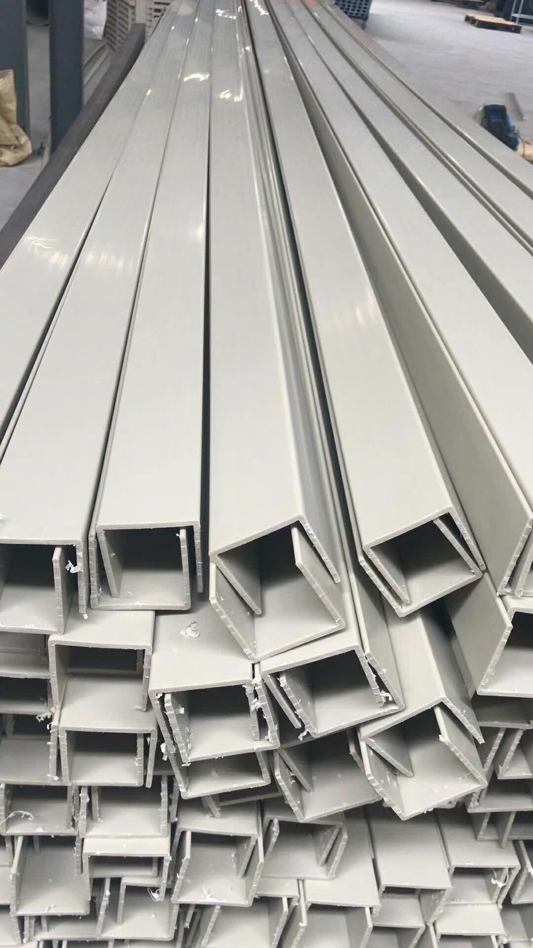 耐寒耐低温ppu型槽塑料u型槽100*50*100pp包槽