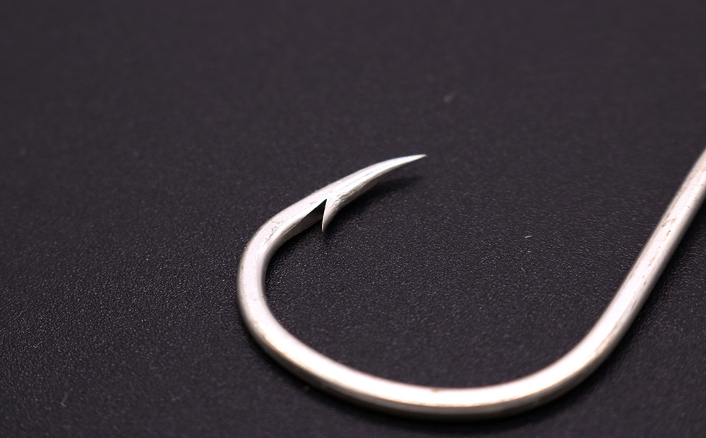 高碳钢慢摇铁板单钩散装镀锡防锈海钓铁板钩 海洋船钓鱼钩