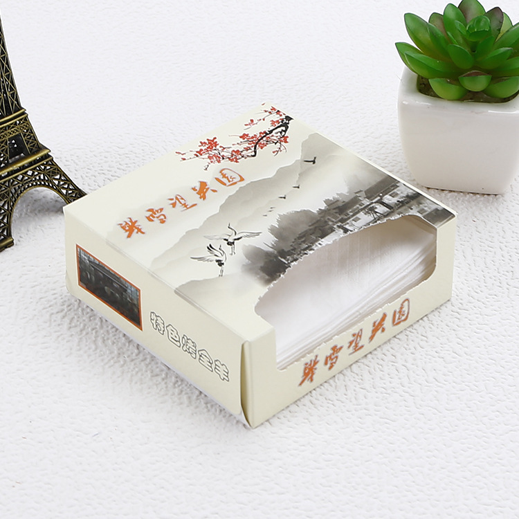 厂家直销白卡纸抽盒定制 广告纸质餐巾客厅餐厅饭店酒店盒装