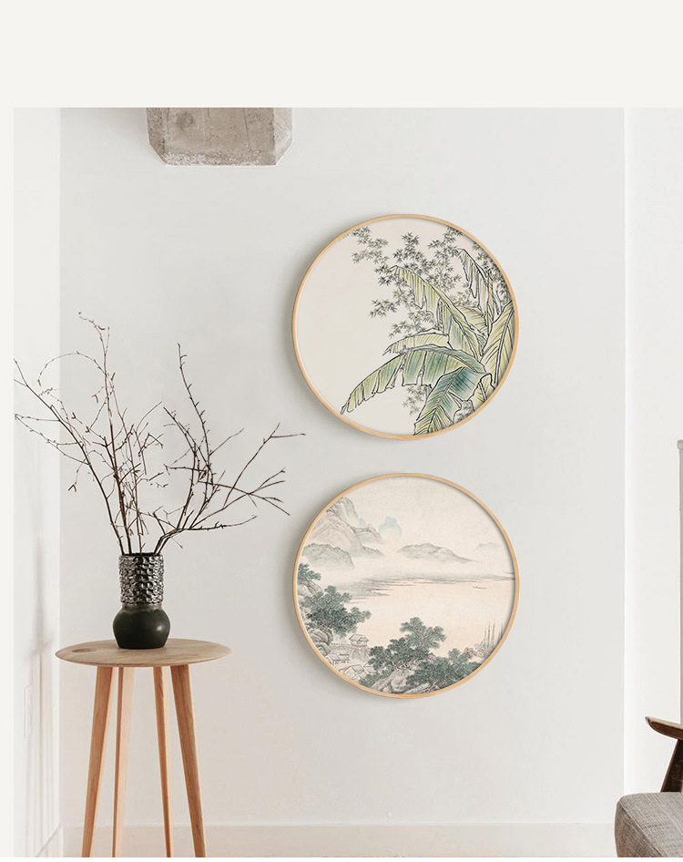新中式装饰画禅意风景现代水墨画客厅茶店茶室民宿玄关中国风挂画