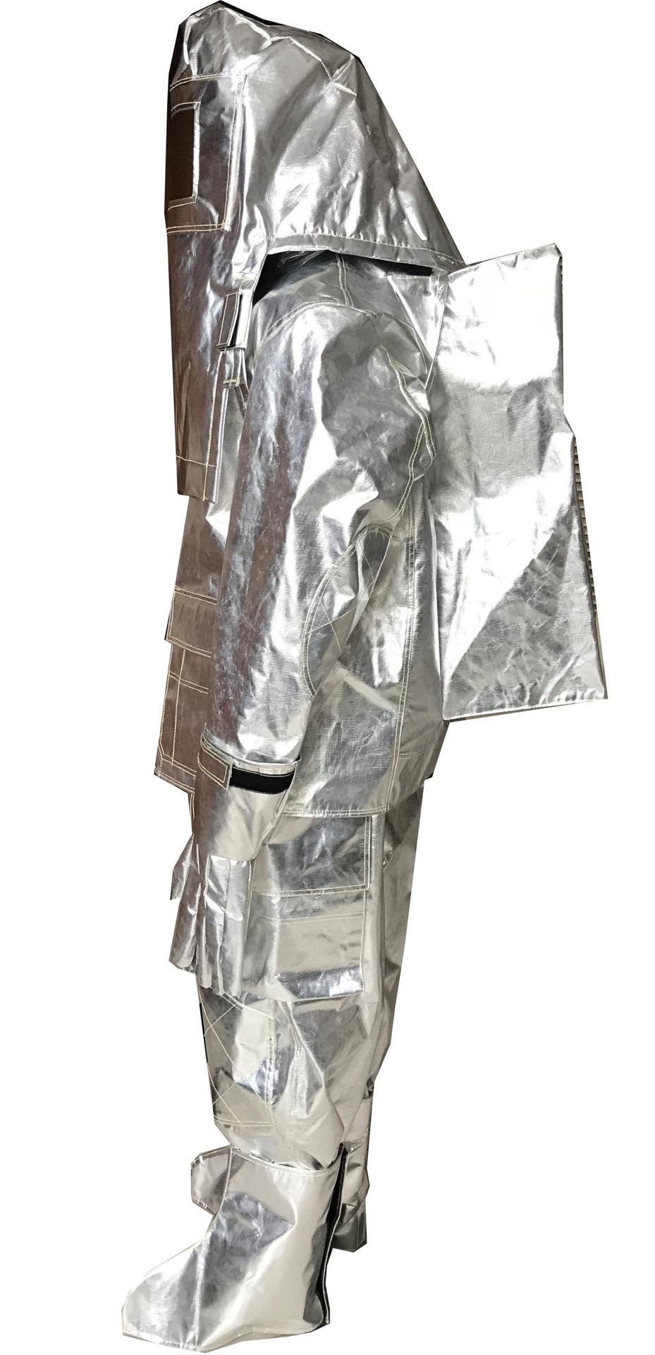 nk-7028款隔热服 柔韧性好不易皱裂防火铝箔碳纤维防火毡阻燃棉布