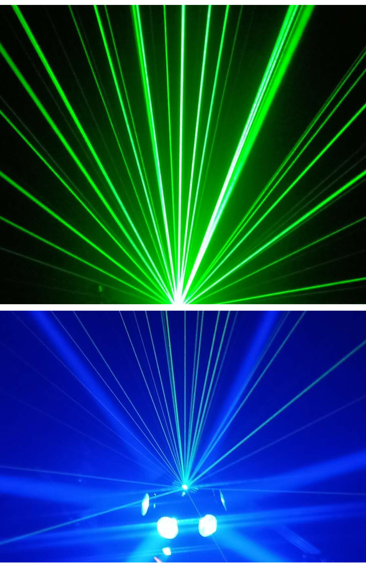 舞台灯光声控旋转镭射蘑菇激光灯全彩光束夜店蹦迪灯ktv灯酒吧灯