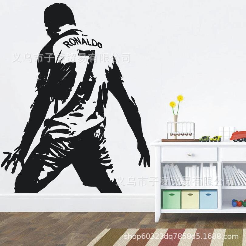 c罗背影球星墙贴贴纸vinyl wall decal sticker sa093