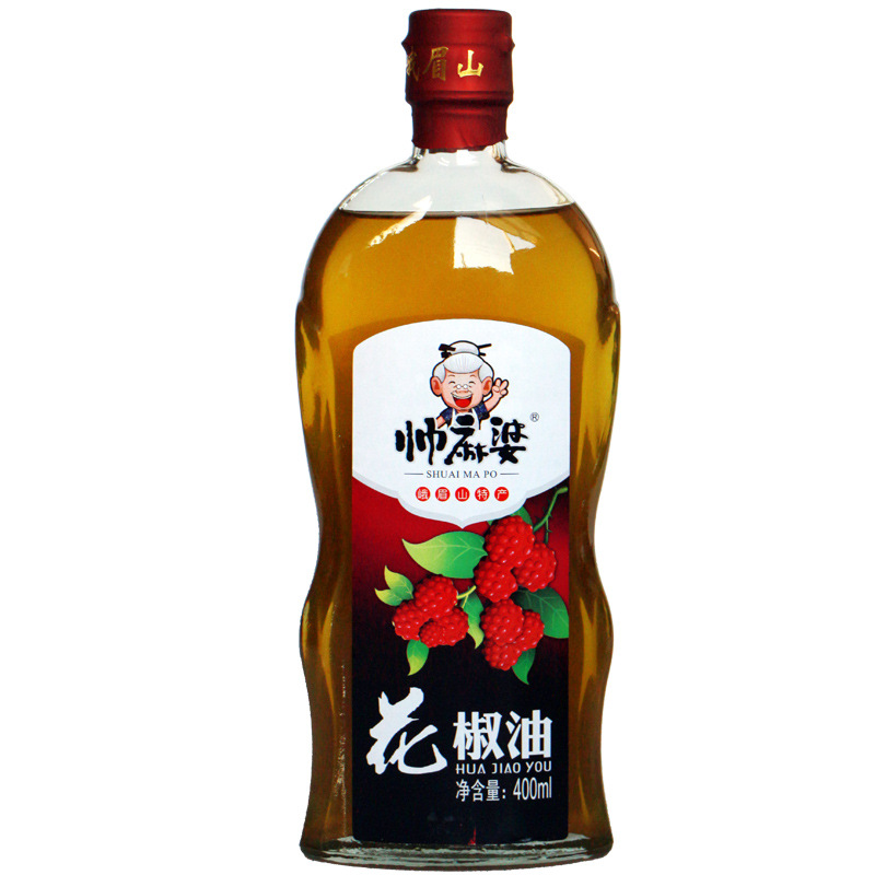 帅麻婆花椒油400ml瓶装麻椒油