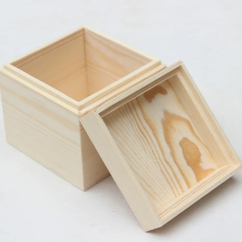 天地盖木盒子正方形实木磁扣包装佛珠首饰木盒定制木质礼品收纳盒-阿