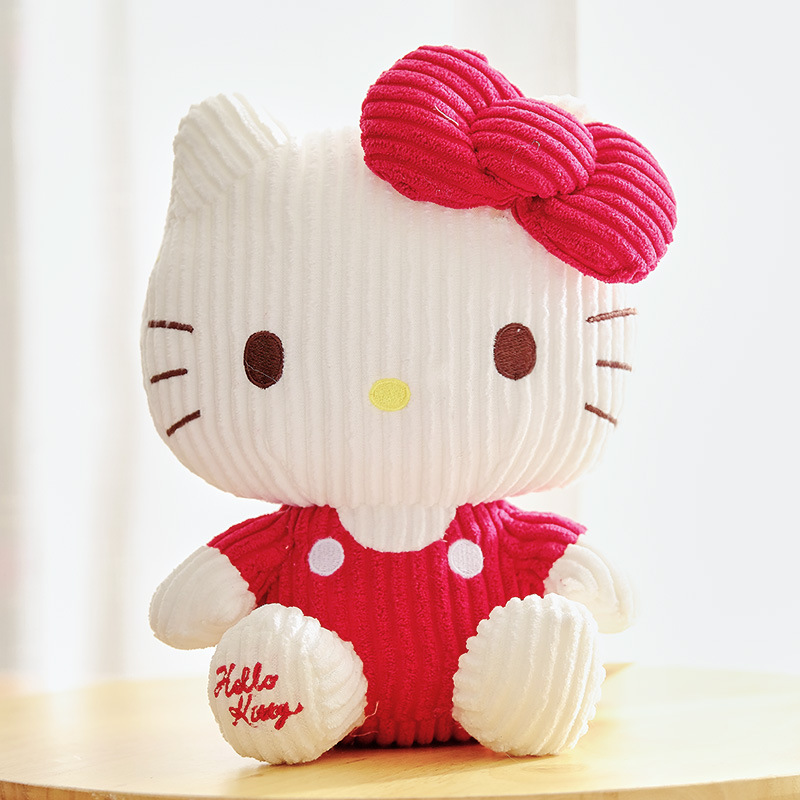 正版hello kitty公仔哈喽kitty猫kt猫凯蒂猫娃娃毛绒玩具女生玩偶