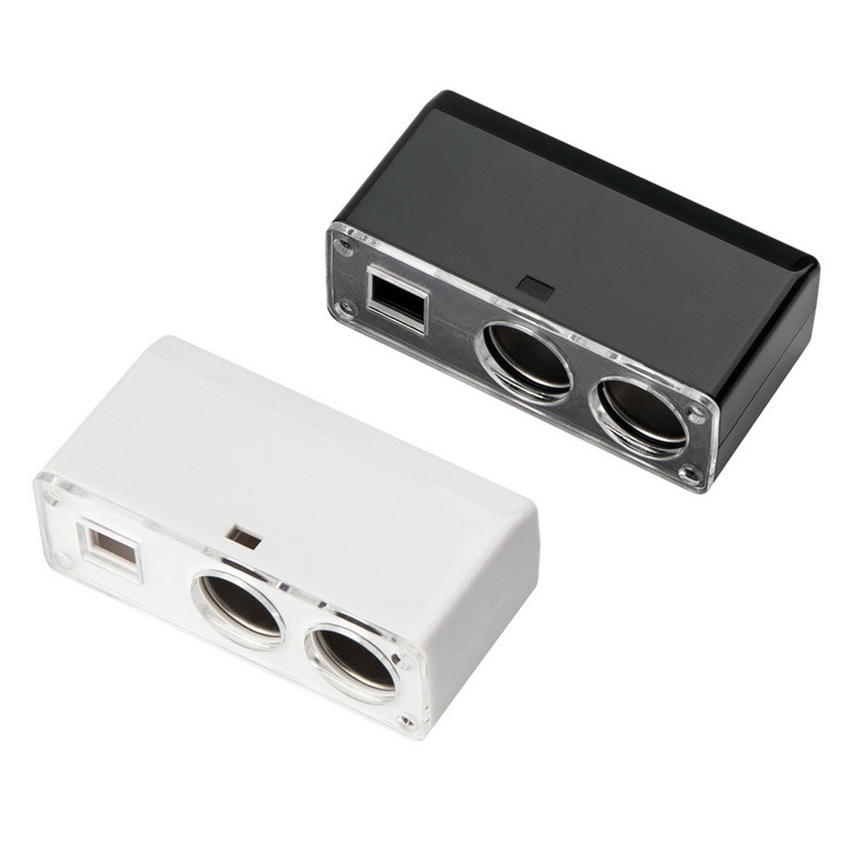 现货销售 汽车点烟器转换器外壳 母座513双usb(一拖二 镜面)
