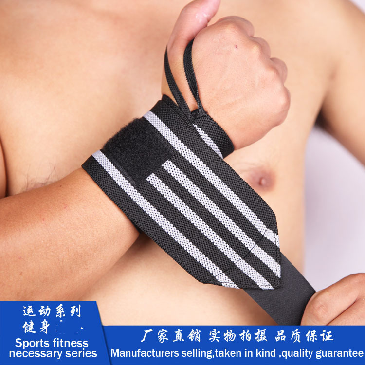 Bandage Sports Hand Protector Sprain Booster Stripe Fitness Volleyball Basketball Protective Gear Weightlifting High Elasticity Athletic Wristguards