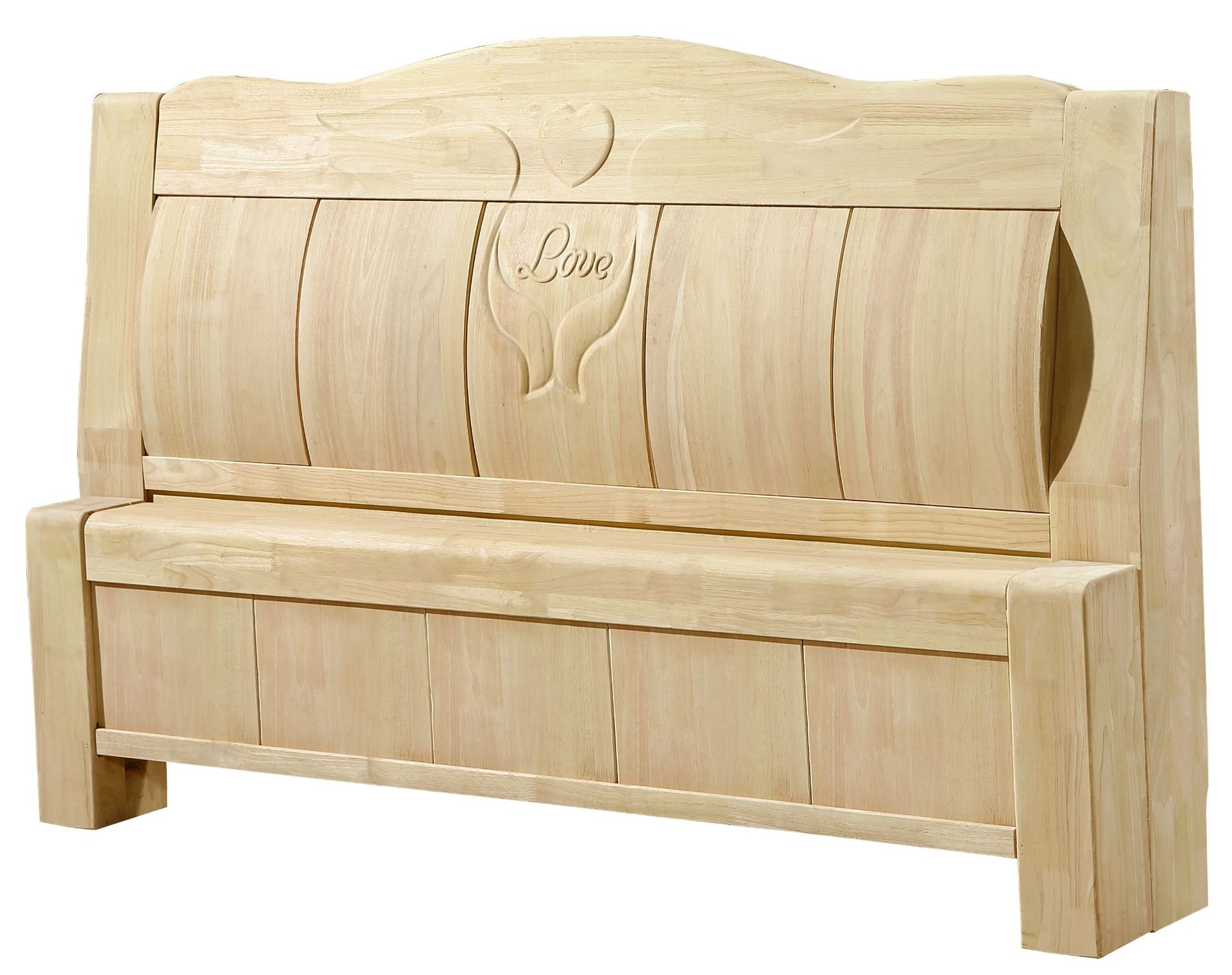 厂家直销橡木床批发,实木床白胚床头,出租屋床批发,加工定制