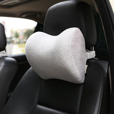 汽车头枕护颈枕靠垫靠枕记忆棉颈椎座椅车内车载车用枕头脖子颈部