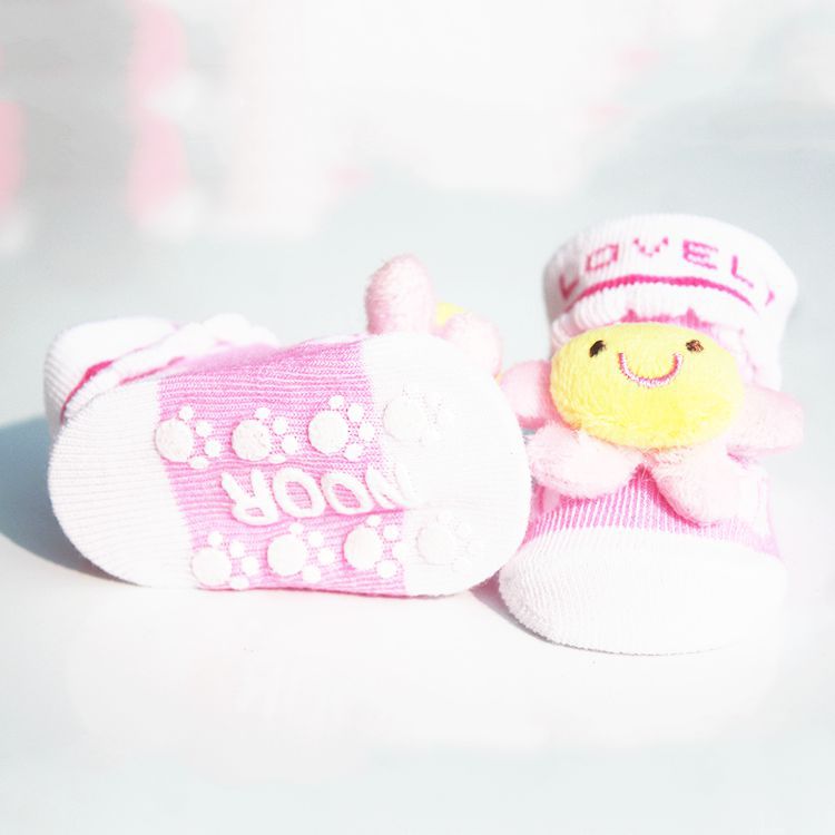 Autumn and Winter New Baby Socks Baby Non-Slip Socks Doll Cute Bell Socks Wholesale Factory Direct Export Foreign Trade