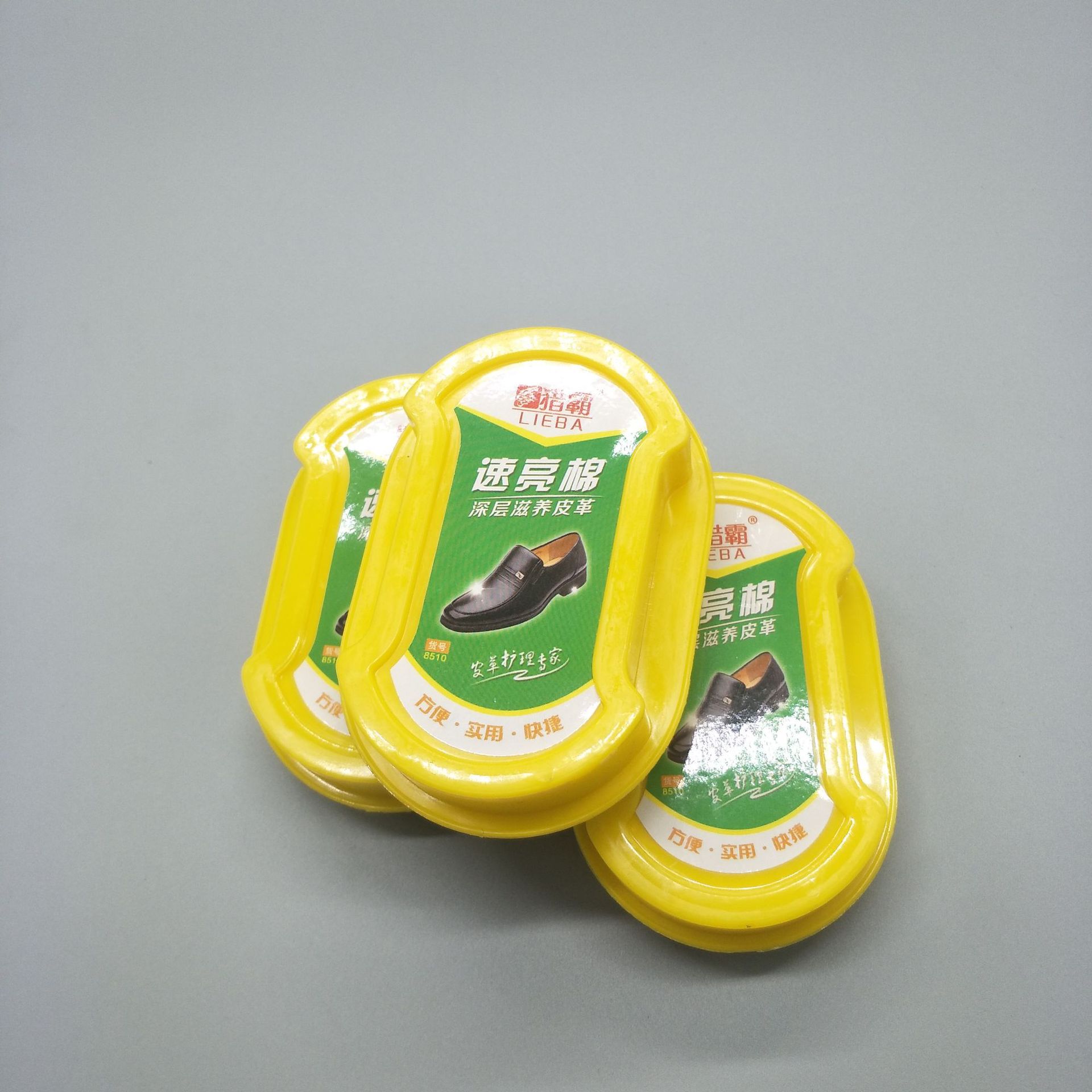 2元店商品海绵鞋蜡双面速亮棉 便携式鞋油海绵鞋刷