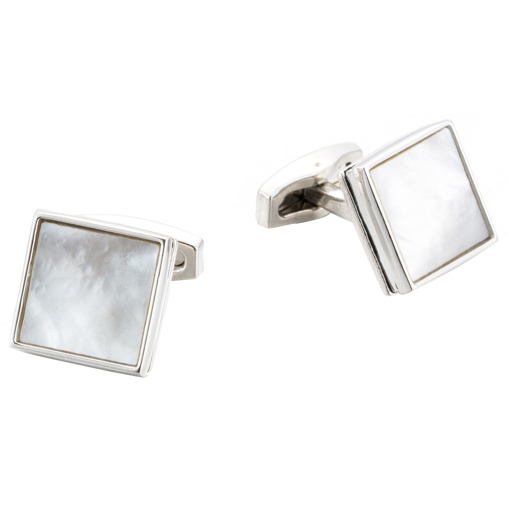 高质量天然贝壳贝母袖口 热卖珠光袖扣 洋服袖钉 cufflink 51727