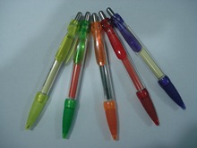 【厂家】供应广告塑料圆珠笔 签字笔 拉纸笔 拉画笔 创意笔定制
