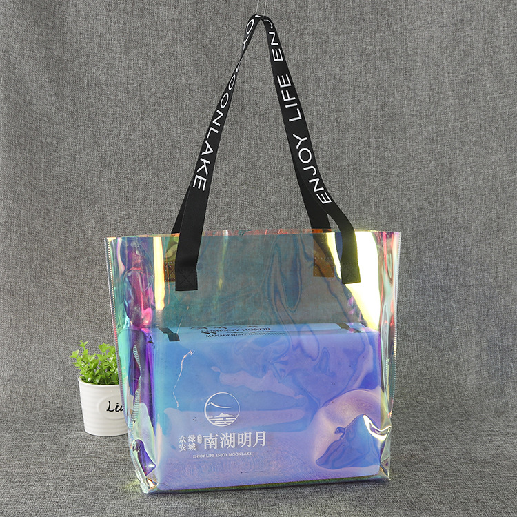 镭射包 pvc镭射袋 购物手提袋 时尚礼品袋 化妆袋 单肩包定制