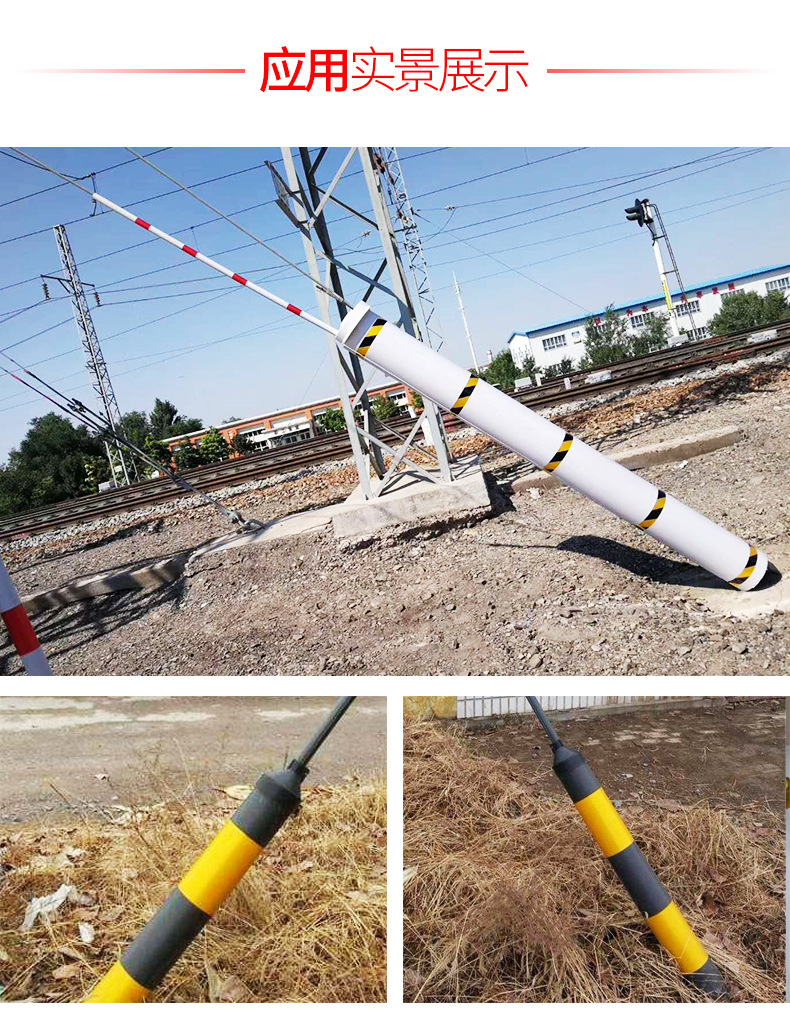 护套 生产电力拉线反光警示管厂家直销pvc电信红白绝缘电线套