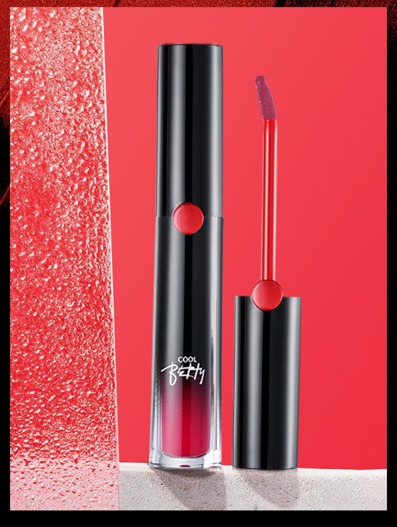 俏美人雾面丝绒唇釉大理石哑光染唇液不易脱色持久保湿防水口红