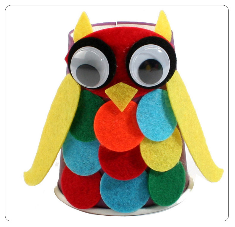 10个装手工彩色纸杯子 幼儿园早教美术手工纸杯 儿童创意diy材料