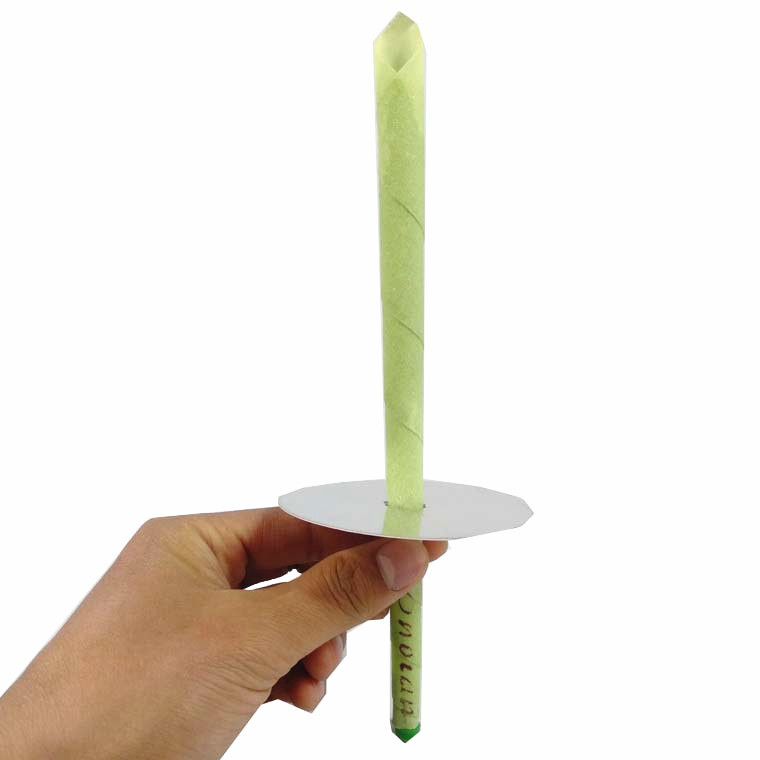 Ear Candle Tray Ear Buckle Flame Retardant Connecting Gray Chip Paper Cups Paper Cups Beeswax Holder Ear Candle Accessories Gasket Paper Card Holders Tray