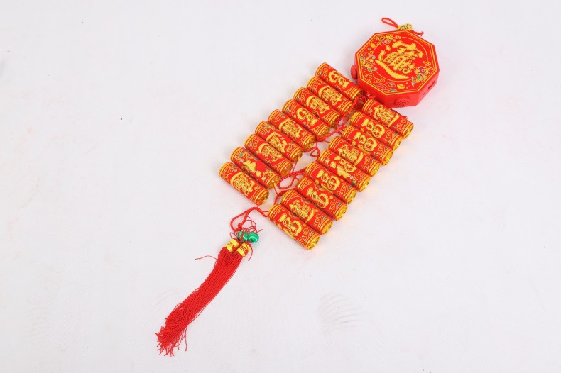 双响电池直充电子鞭炮 带响乔迁免插电电子鞕炮发声电子结婚挂件