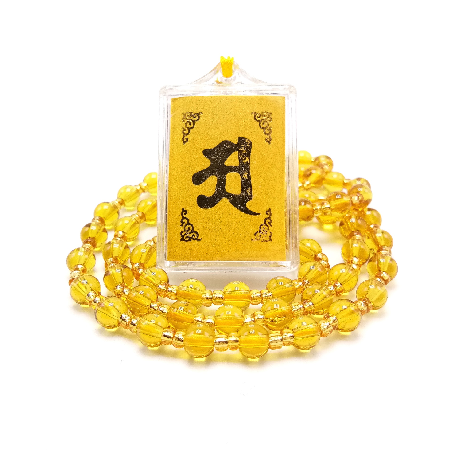 楞严神咒护身符挂件 护身佛教用品 寺庙结缘多咒合一楞严咒项链