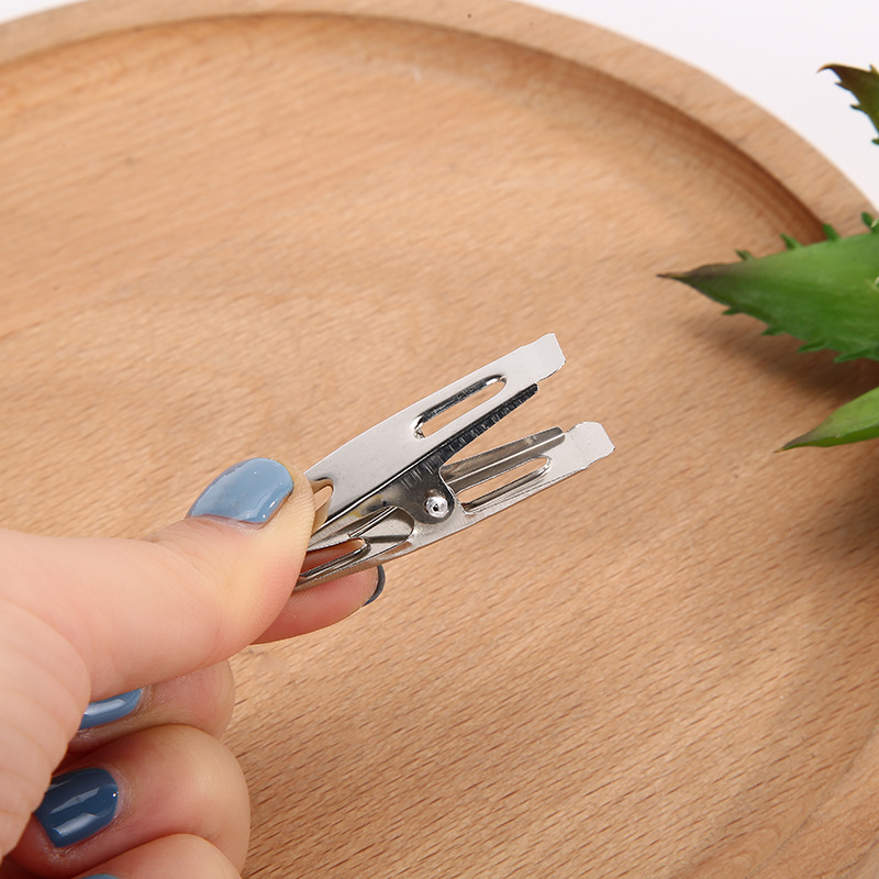 厂家直销袋装8个平面夹开口夹袜夹子不锈钢夹子批发两元店货源