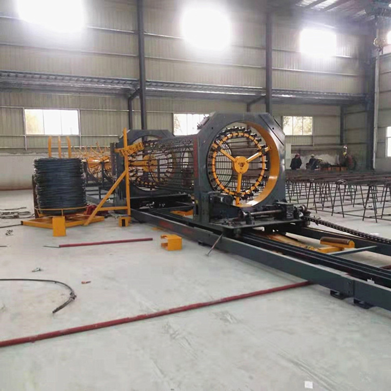 供应钢筋笼滚焊机 数控钢筋笼卷笼机 全自动钢筋笼成型机