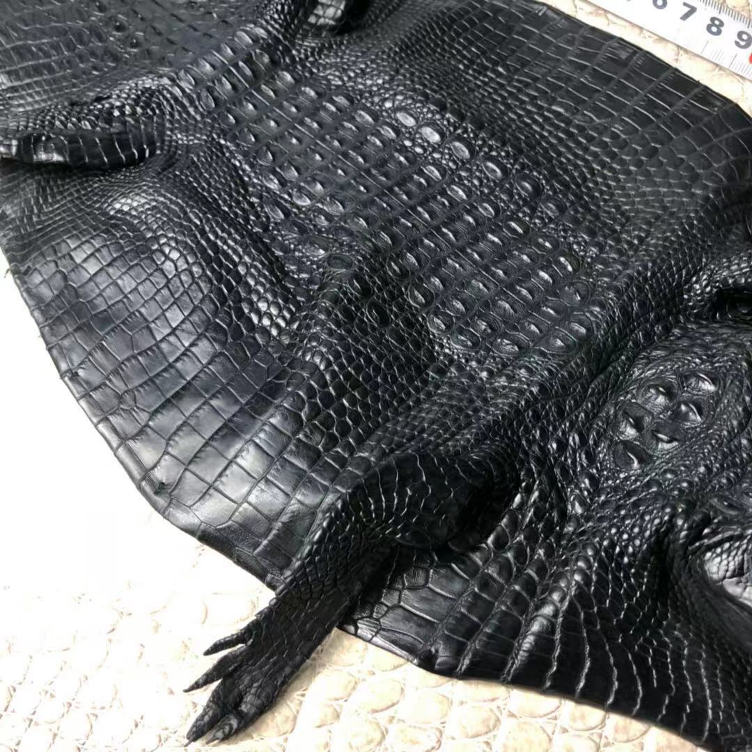 整条鳄鱼皮diy鳄鱼皮整张带头真皮手工鳄鱼皮标本皮现货