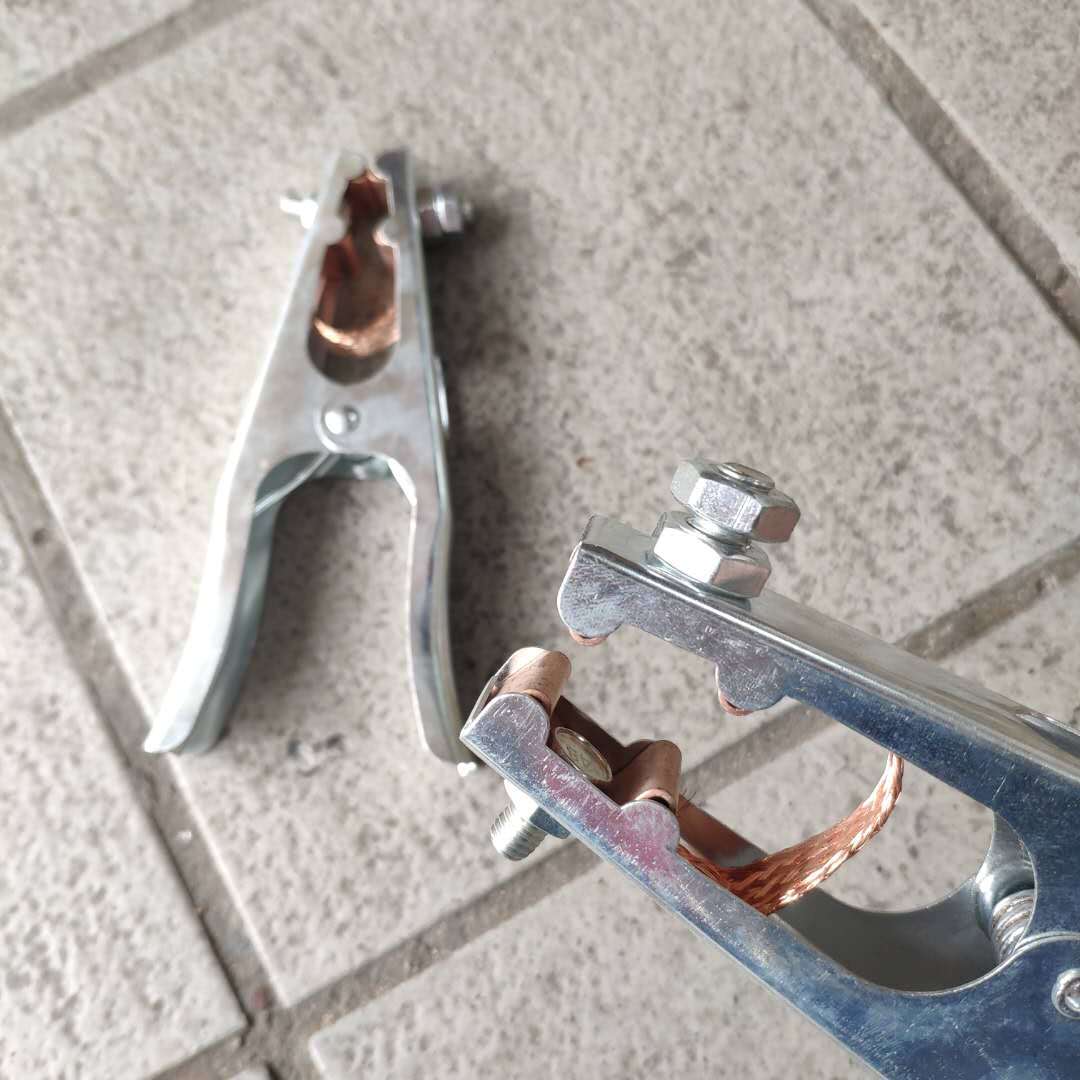 地线地线钳400a电镀地线夹接地夹焊接配件焊钳配机件