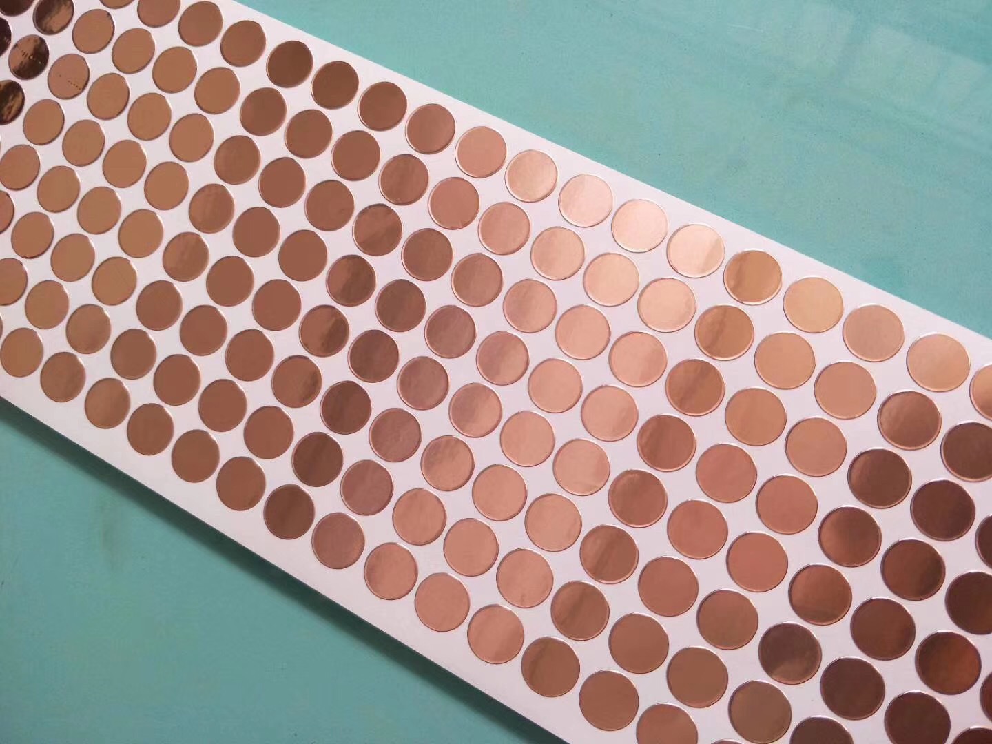 自粘导电铜箔胶带 电子开关触摸铜箔垫片 双导铜箔贴纸屏蔽铝箔