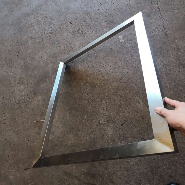 厂家定制加工304镜面不锈钢镜框 拉丝不锈钢镜框