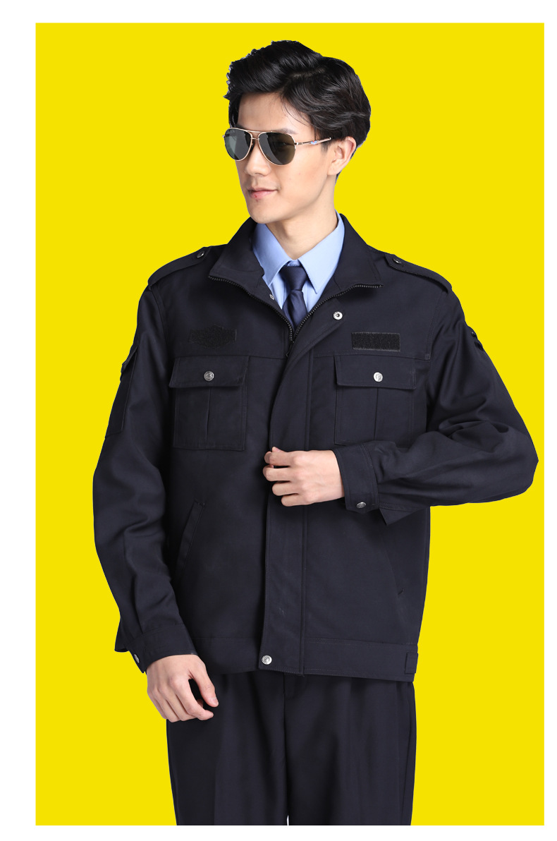 厂批发秋季保安服执勤套装保安制服男物业保安工作服装春秋执勤服