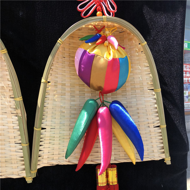 辣椒挂件_朝鲜族传统福辣椒挂件工艺品韩国式料理烤肉店墙饰装饰品 - 