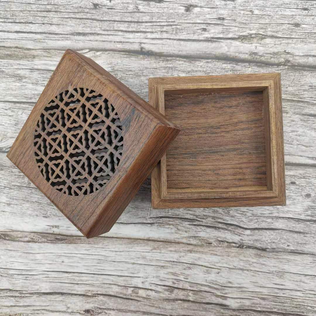 木质熏香盒 香薰盒木质礼品包装盒 木质线香卧室熏香盒木盒定制