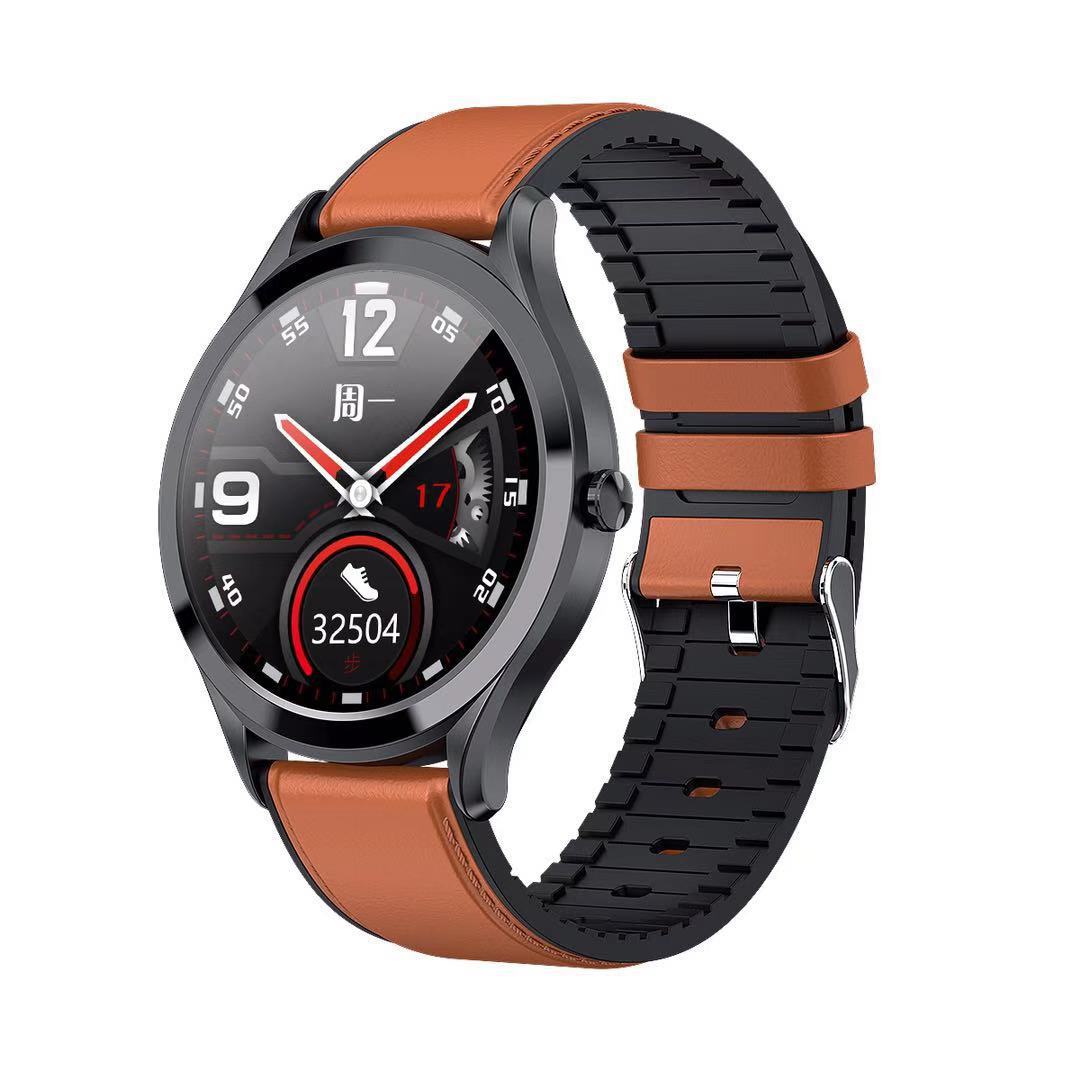 适用cf98华为gt真皮运动表带huawei watch gt/2pro硅胶贴皮表带