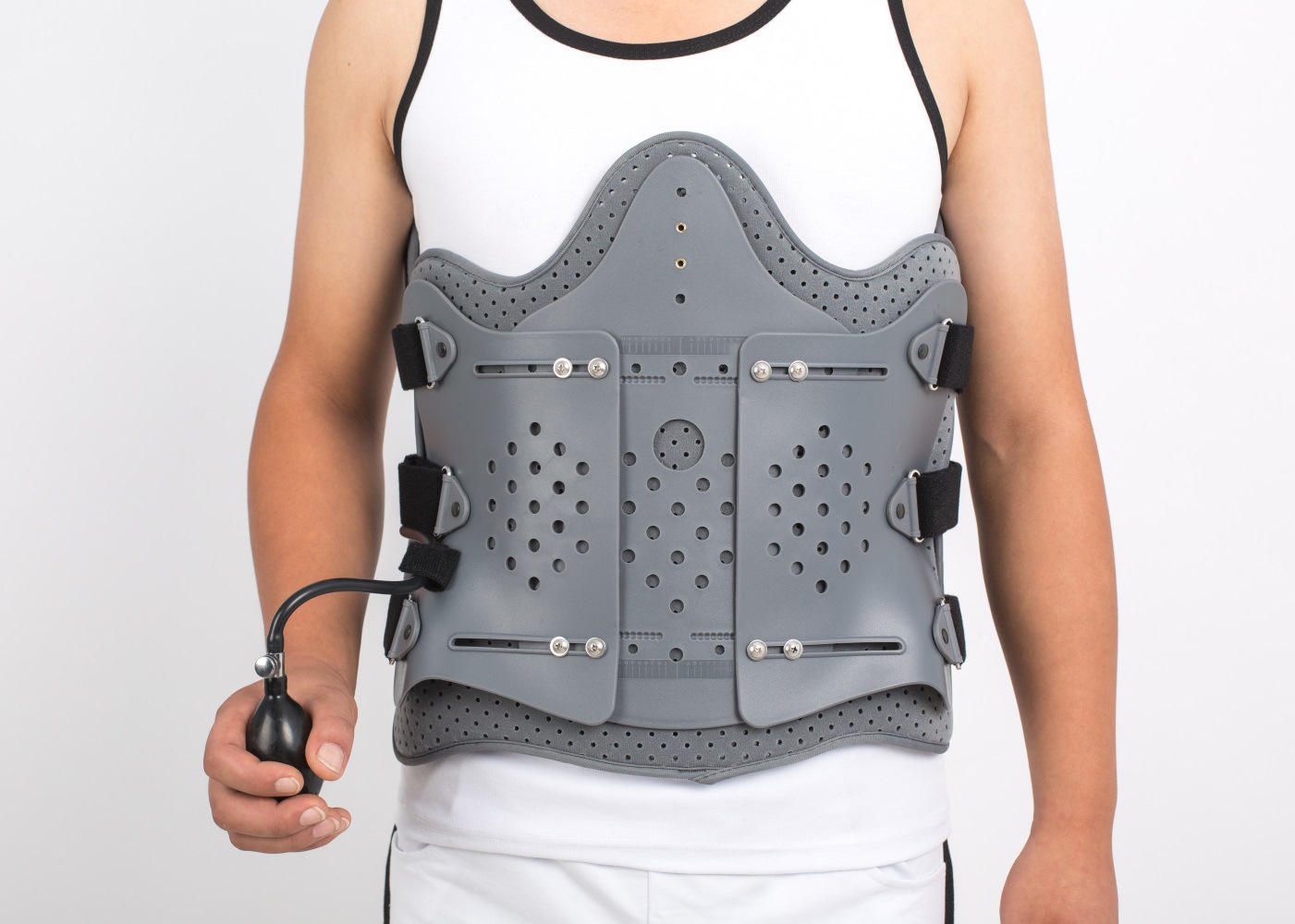 tj404-2胸腰固定器i型胸腰椎固定支具贴牌胸腰椎支具充气型厂家