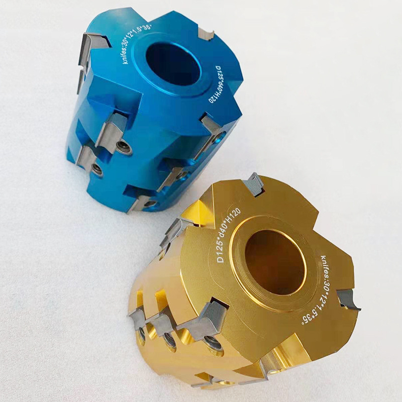 数控刀具螺旋刀头重切大压块式四面刨仿型铣立轴机重切螺旋刀头