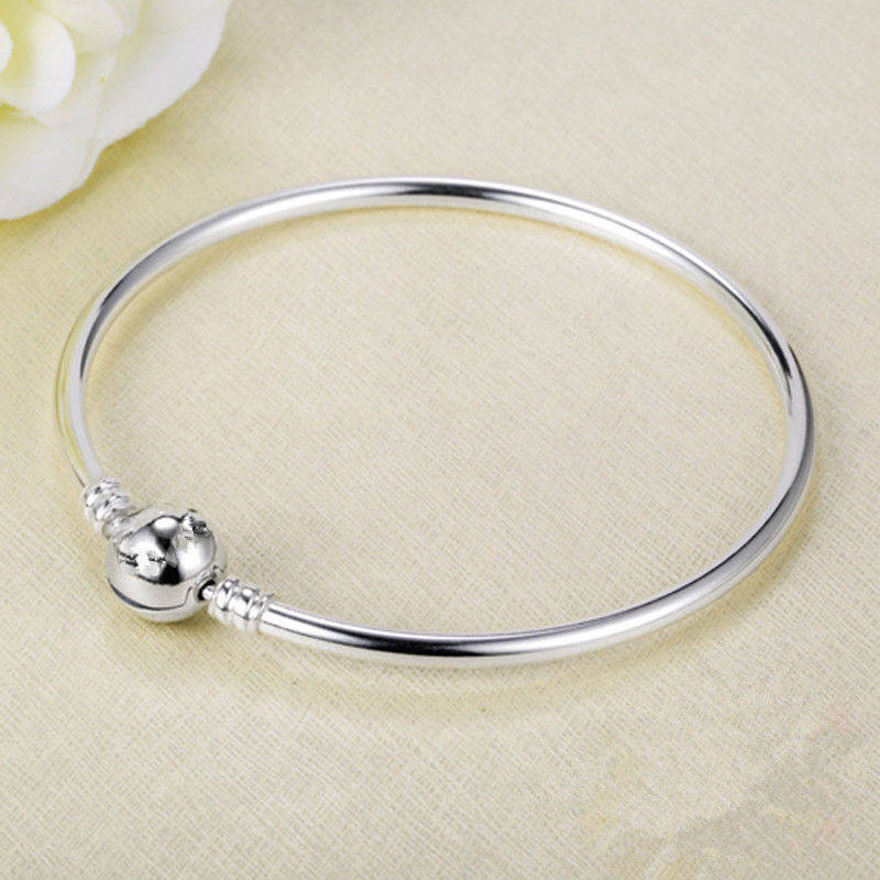 潘家经典款手镯圆头手镯基础链女士手镯