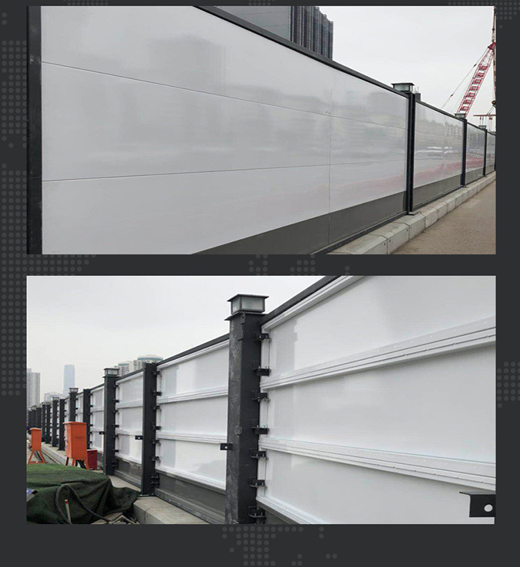 广东广州厂家直销新型围挡标准化钢结构钢板围挡地铁市政施工围蔽