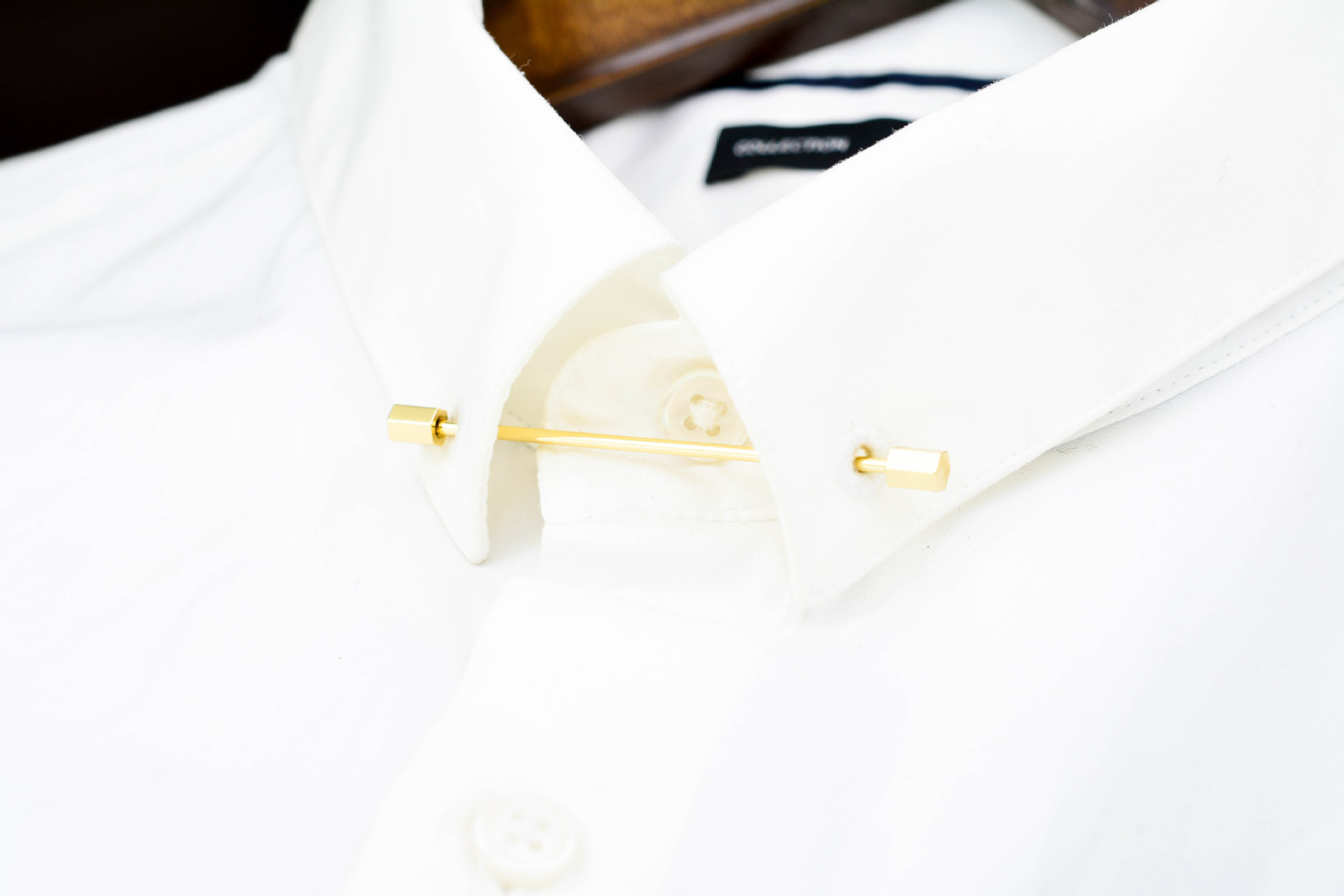 螺工匠六角柱衬衫衣角扣螺旋领带棒男士一字领针饰品韩版厂家直销