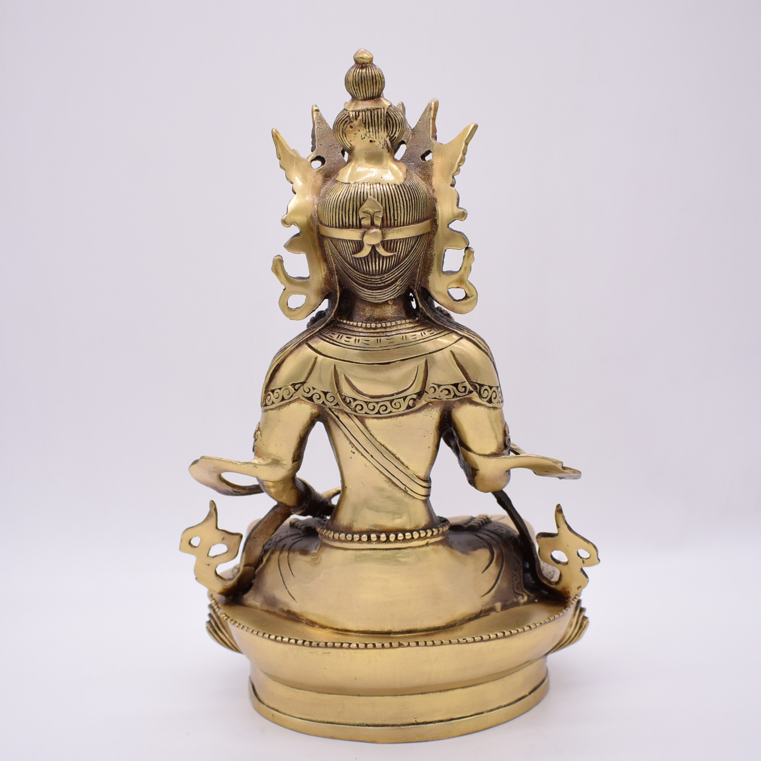 纯铜除盖障菩萨摆件 密宗藏传佛像用品