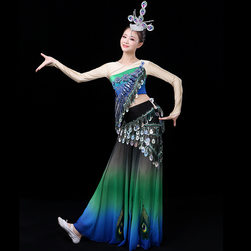 傣族舞头饰图片