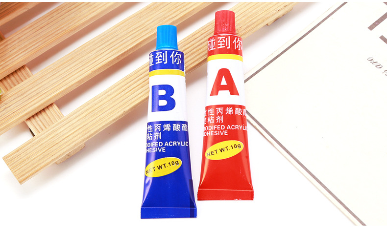 t 万能ab胶高强度无痕粘合剂陶器玉石塑料金属胶二元用品厂家直销