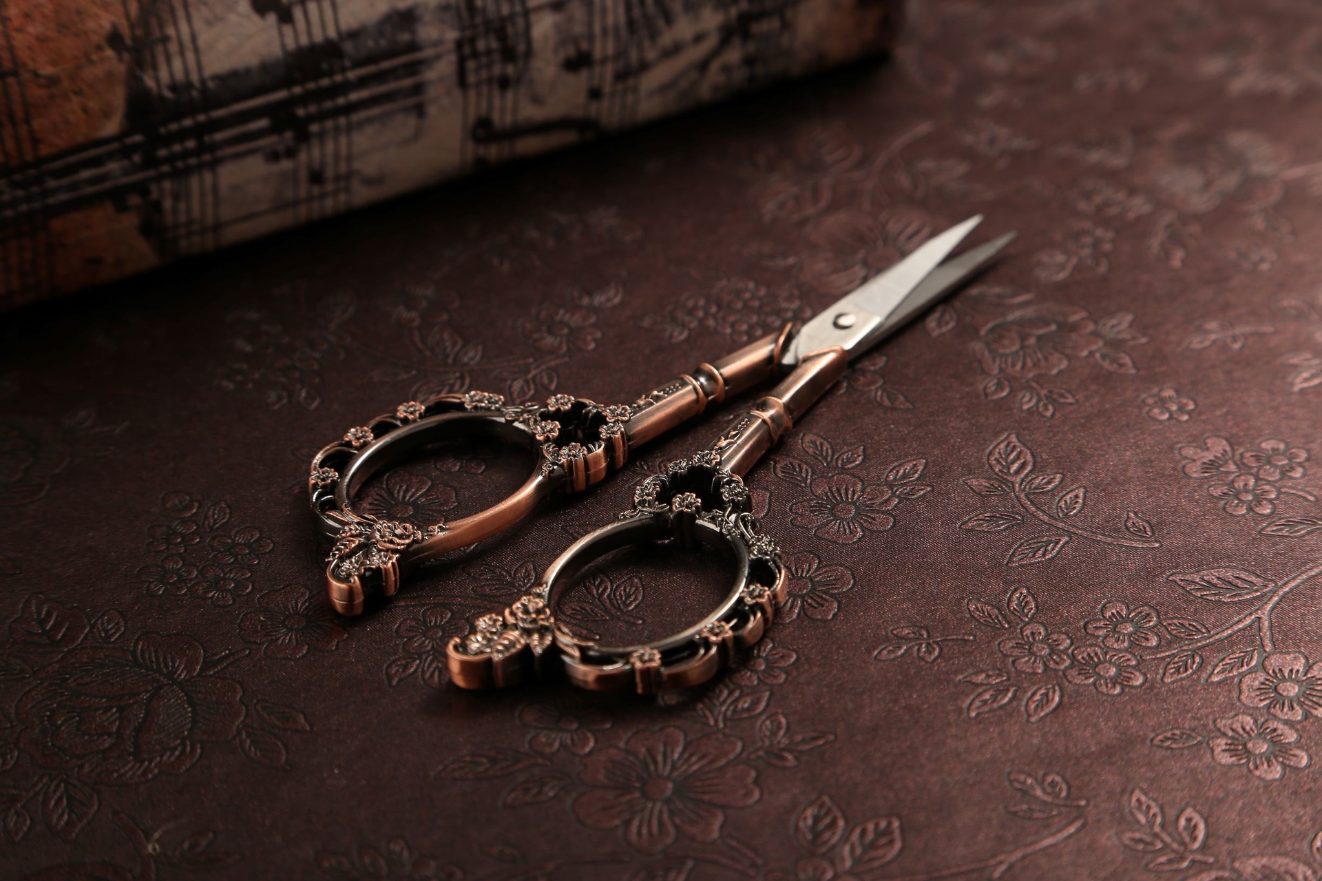 正品杰诺梅花复古剪刀 工艺剪纸剪刀 窗花剪 手工剪