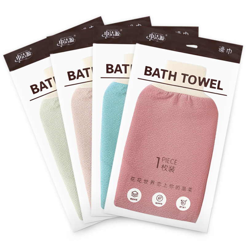 factory direct supply bath towel mud rubbing thickened scrubbing gray bath cloth back rubbing gloves household back rubbing bath gloves