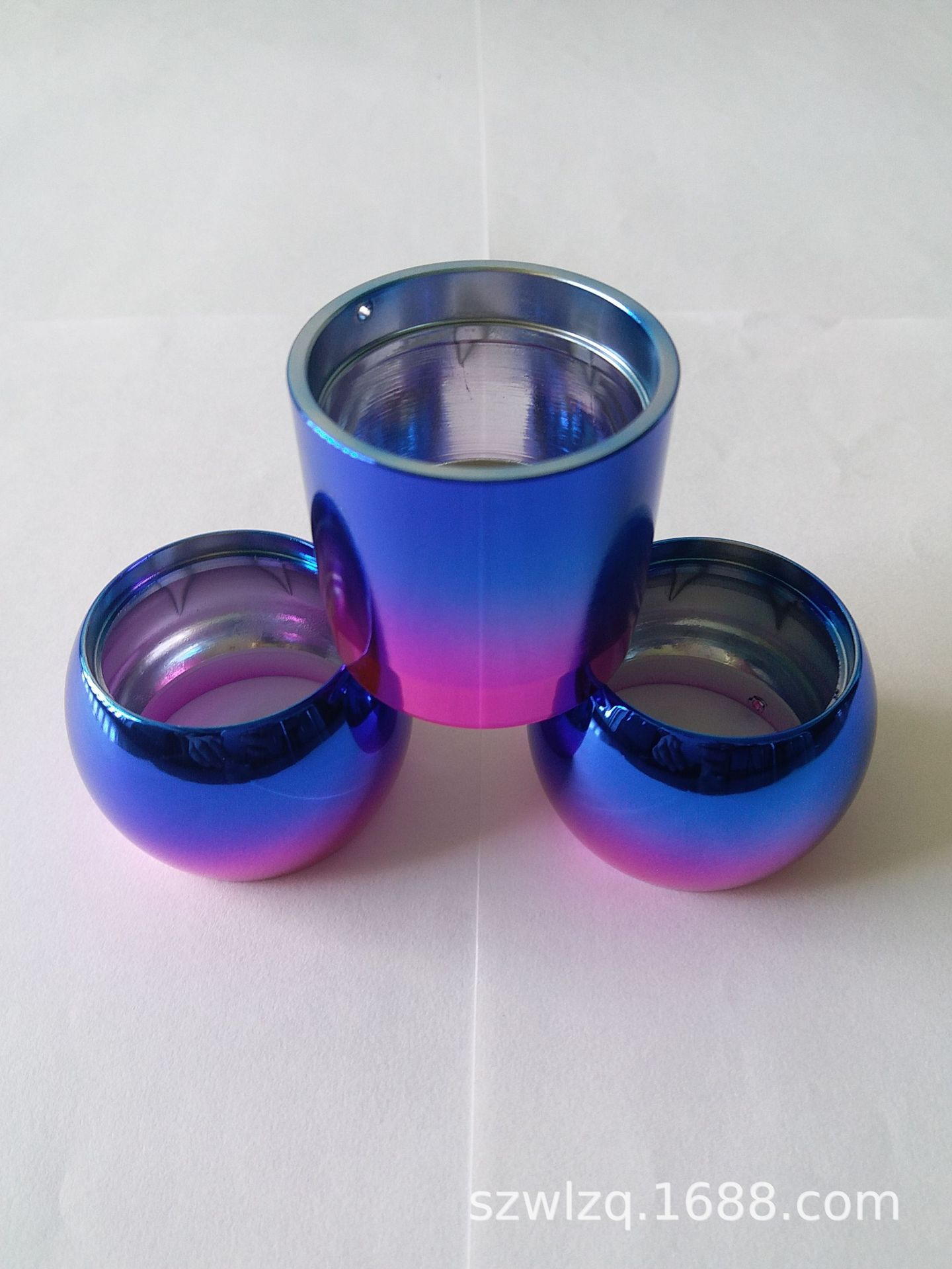 七彩真空加工真空电镀七彩电镀高光彩色电镀真空彩色加工