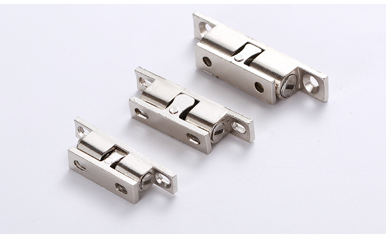 铜碰珠 卡式房门弹簧碰珠 橱柜衣柜门一字碰珠锁家具五金配件